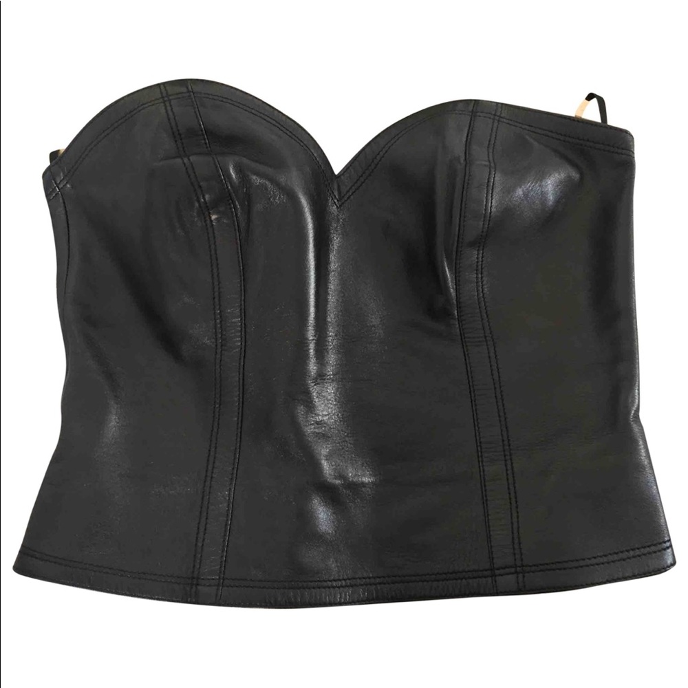 Yves saint laurent leather corset